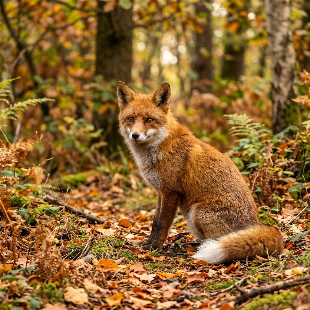 a red fox
