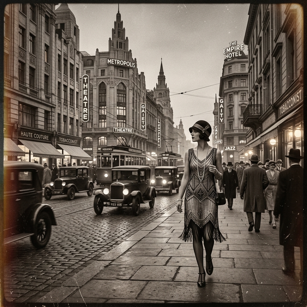 1920s — Art Deco, Flapper, Sepia