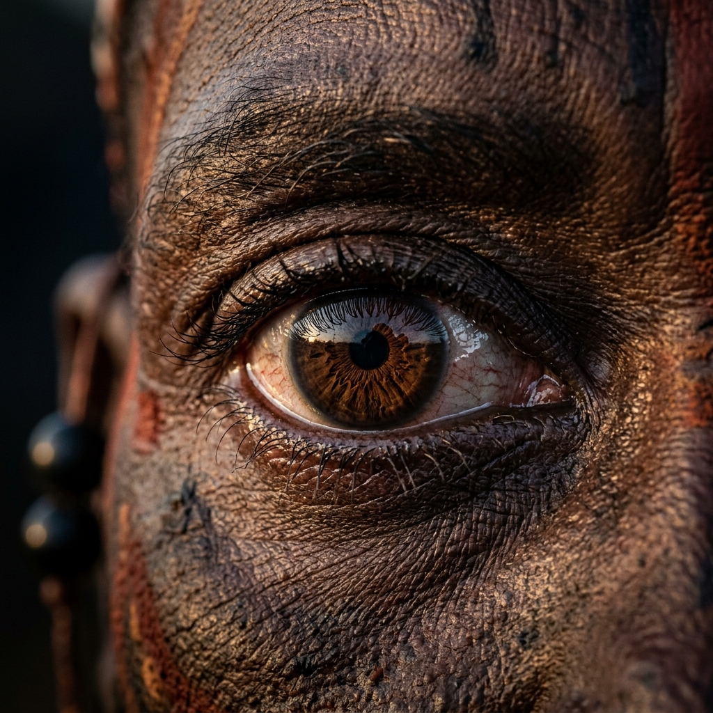 Extreme Close-up — Auge, Textur, Intimität