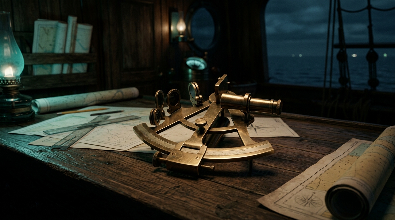 Step-Header: ein Sextant zur Bestimmung der eigenen Position