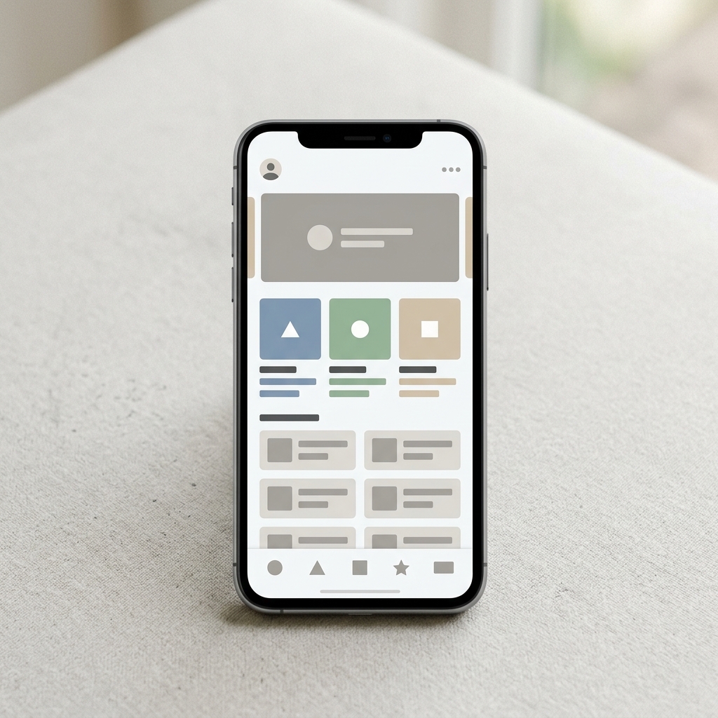 Visuals — Mobile UI-Mockup