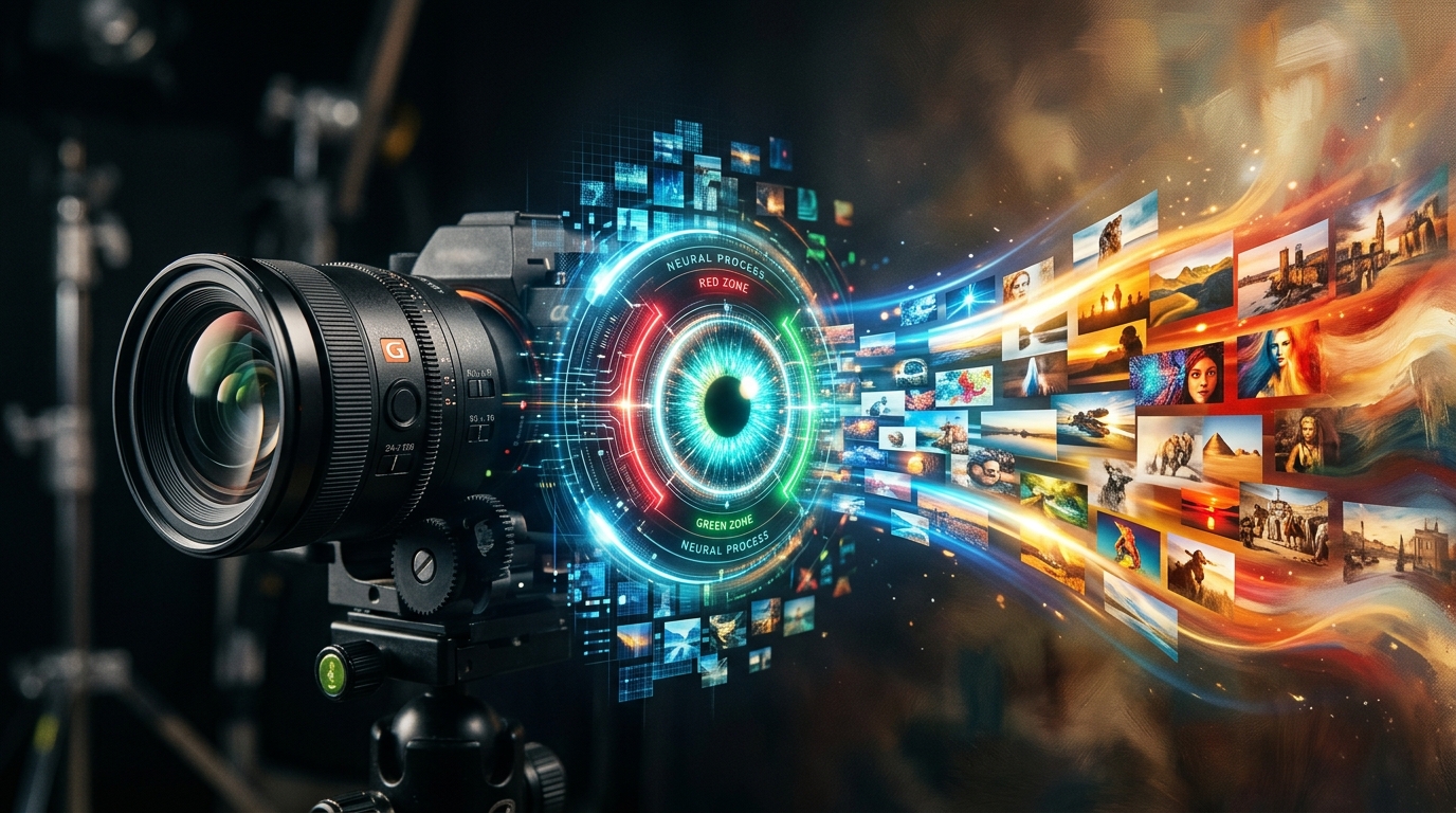 Illustration: Sehen und Erzeugen — von Vision Input bis Video