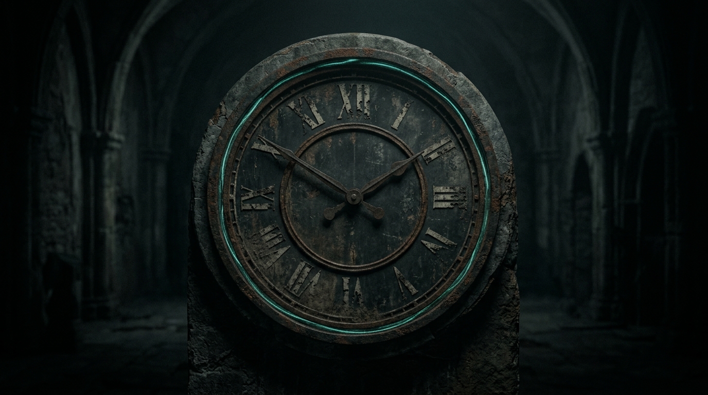 Eine Sanduhr und ein überlaufendes Gefäß als Symbole für veraltetes Wissen und Kontext-Verlust