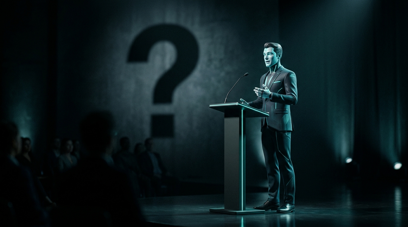 Lupe untersucht Text, manche Wörter leuchten teal, andere rot