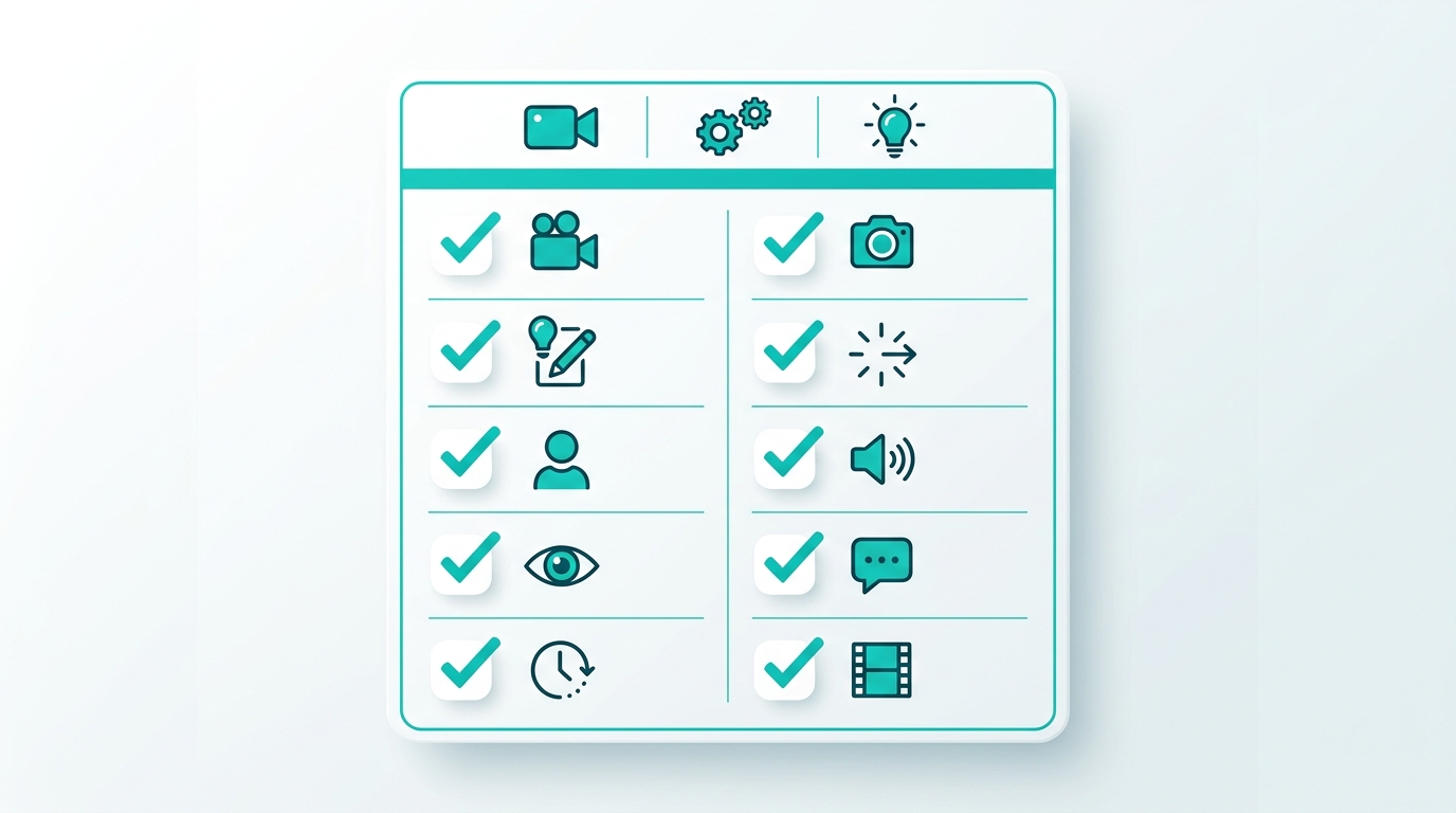 Zusammenfassung: Video-Prompting Checkliste